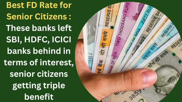 Best FD Rate for Senior Citizens : These banks left SBI, HDFC, ICICI banks behind in terms of interest, senior citizens getting triple benefit