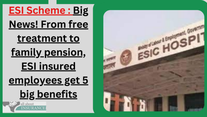 ESI Scheme : Big News! From free treatment to family pension, ESI insured employees get 5 big benefits