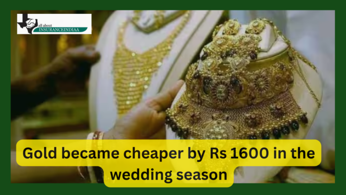 MCX Gold Rate Today : Gold became cheaper by Rs 1600 in the wedding season, silver prices also fell today